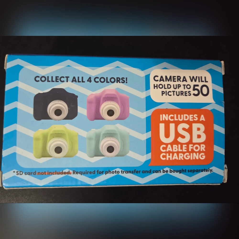 Vivitar Kidzcam Blue Kids Digital Camera Video Games Rechargeable